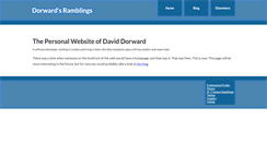 Desktop Screenshot of dorward.me.uk