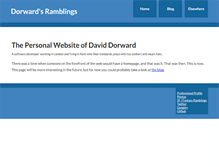 Tablet Screenshot of dorward.me.uk